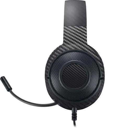 Black Carbon Fiber Specialty Texture Material Razer Kraken X Skin